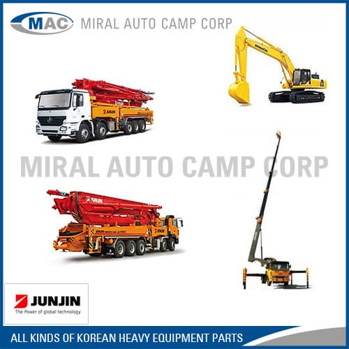 Heavy Equipment Parts for Junjin - Komatsu - Miral Auto Camp Corp
